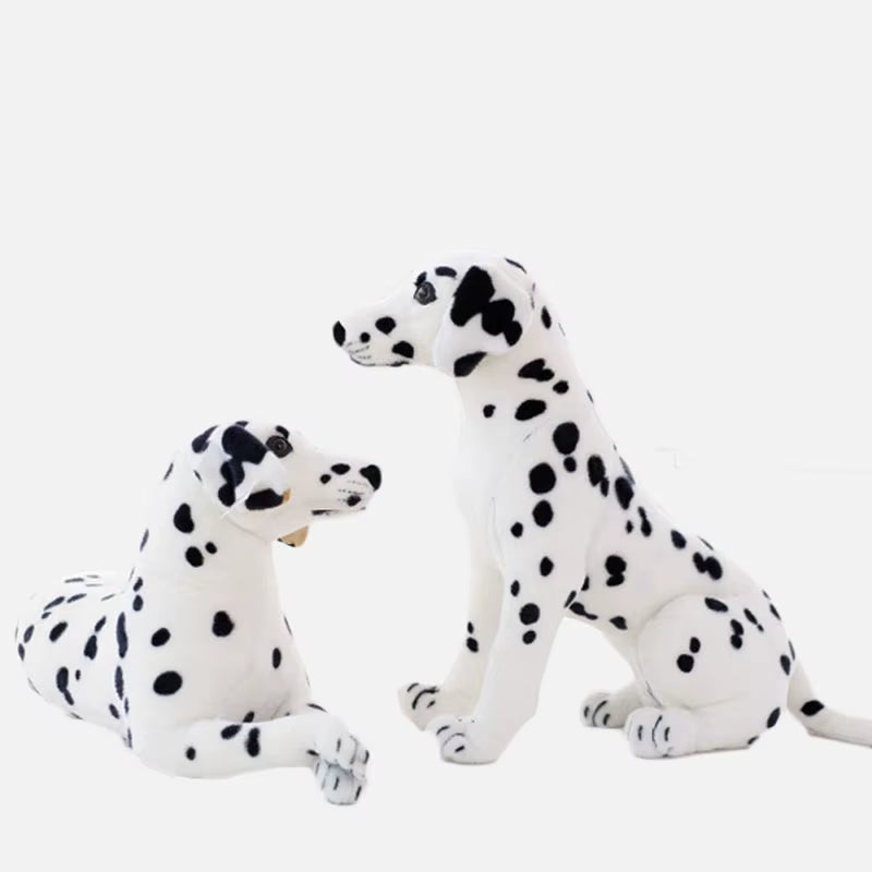 Stuffed Animals Dog Dalmatian Plush Toy Lifelike Giant Dog Toy Realistic Animal Kids Toys Gift for Children