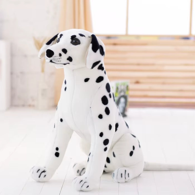 Stuffed Animals Dog Dalmatian Plush Toy Lifelike Giant Dog Toy Realistic Animal Kids Toys Gift for Children